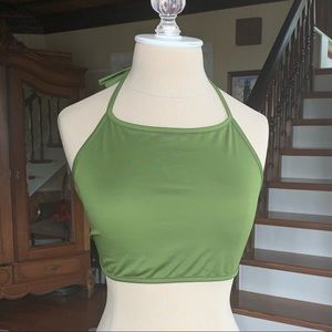 Halter tie around neck crop top 🌵